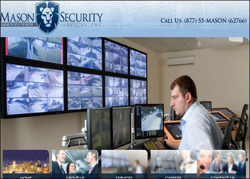 Sample Security Business Website